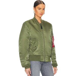 Alpha Industries Green Bomber Jacket